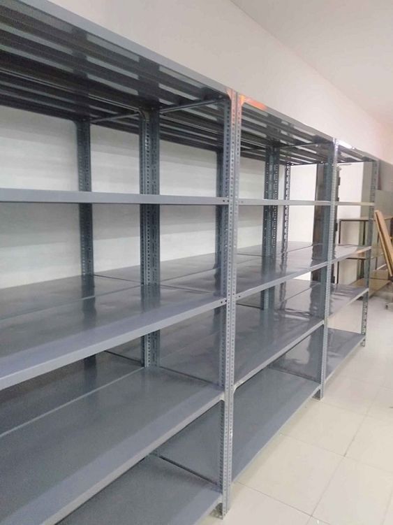 Slotted angle shelving utility