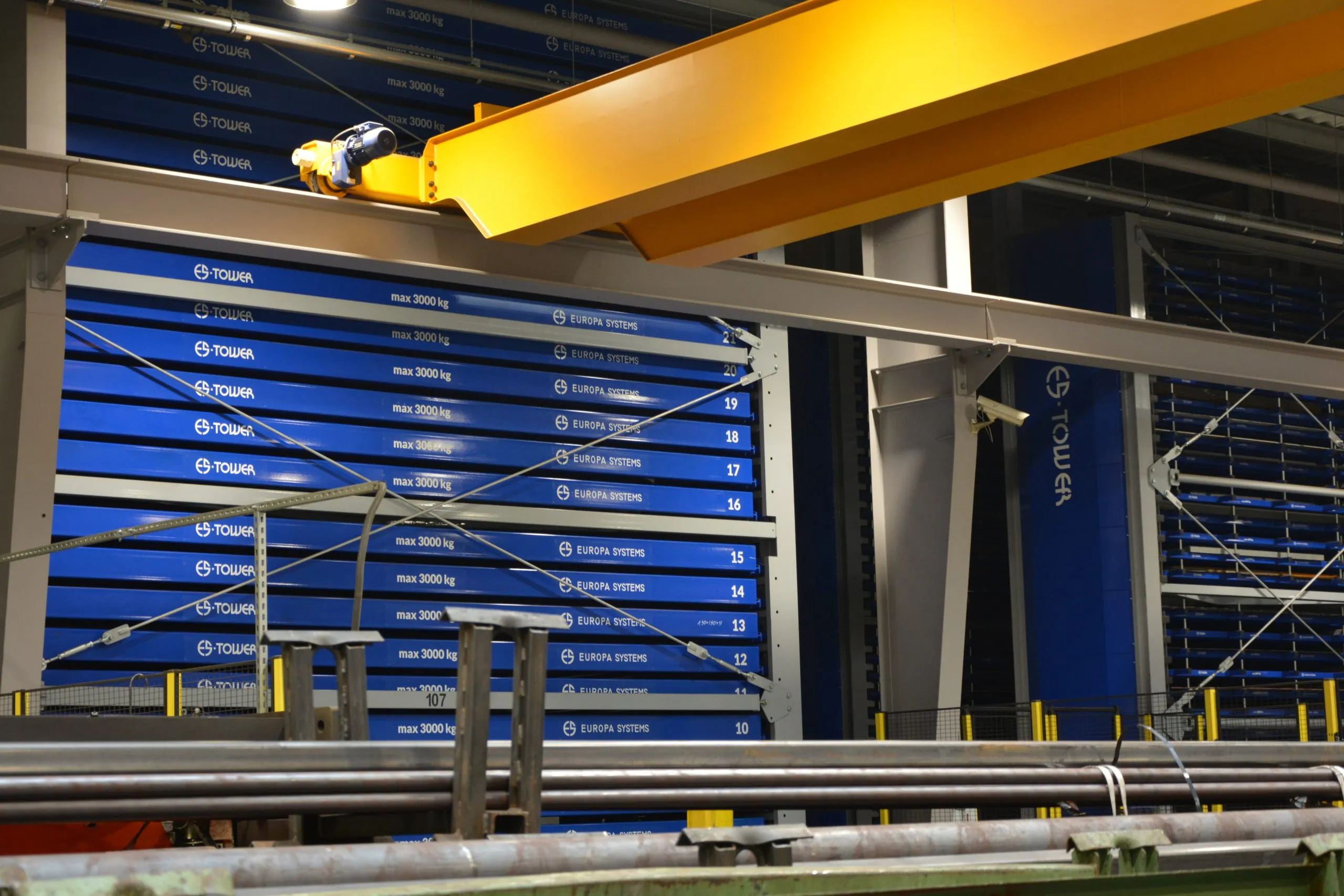 Tower Storage System Installation