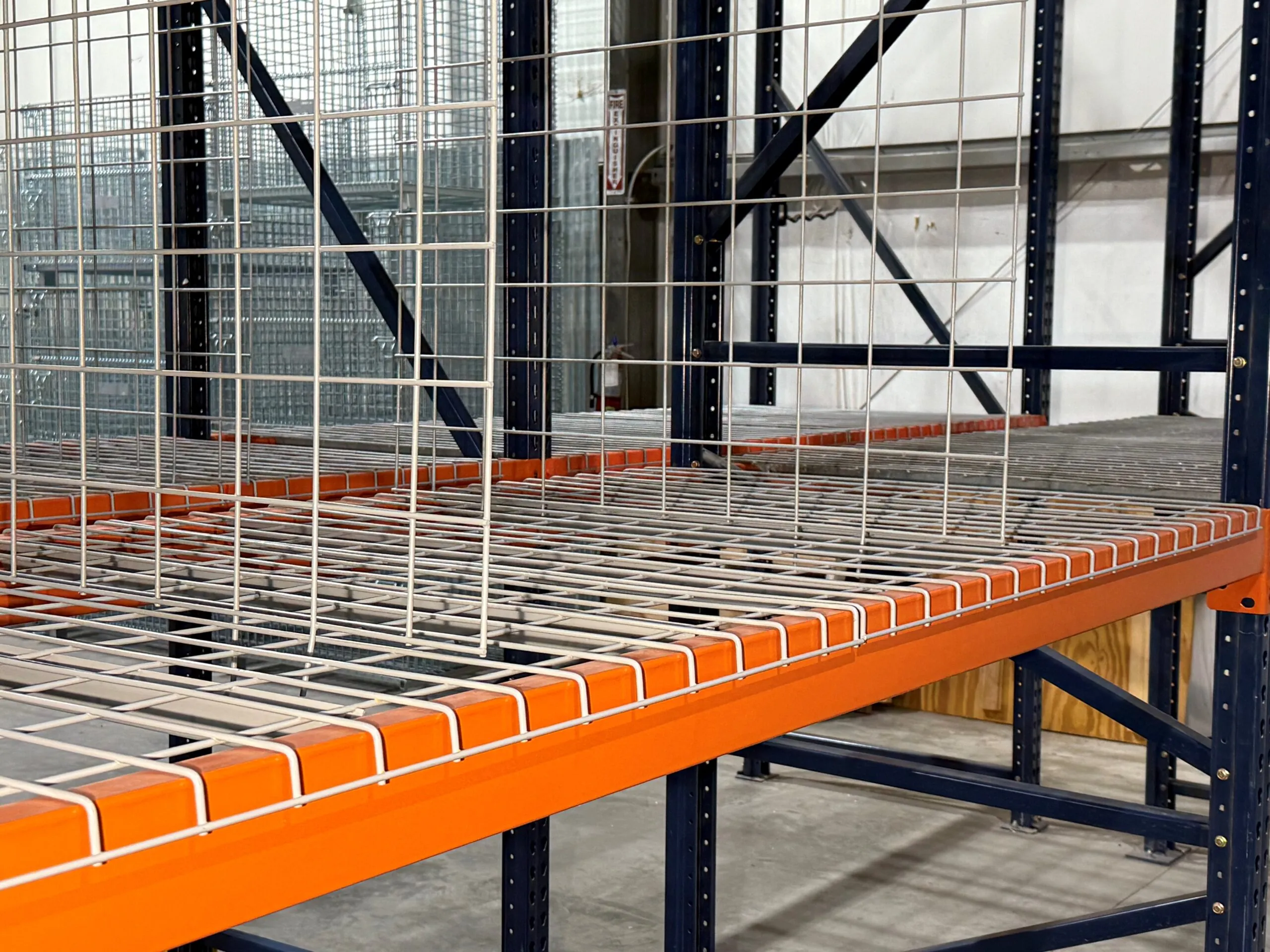 Wire Mesh Rack Installation